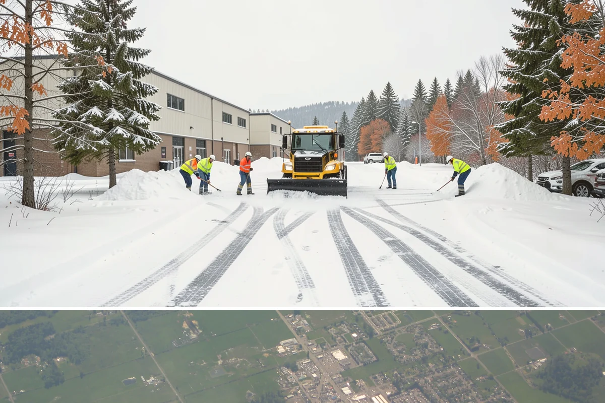 Bank Snow Plowing in Enumclaw, King County, WA - Set up service before winter so your lobby, drive-through, and ATM stay open every day.