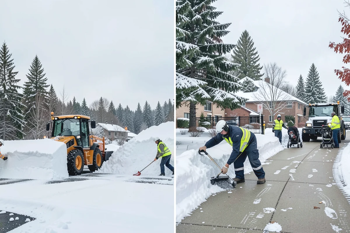 Bank Snow Plowing in Granite Falls, Snohomish County, WA - Confirm banking hours and mark the drive-through and ATM as priorities