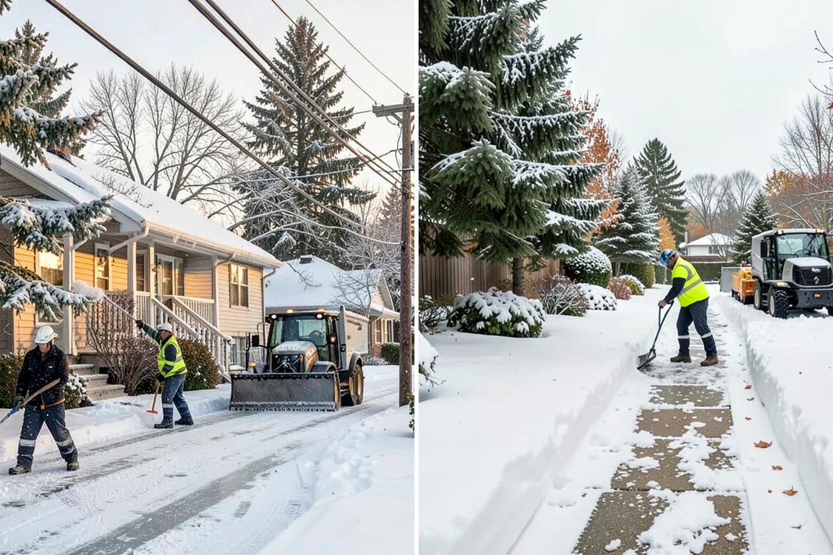 Bank Snow Plowing in Hunts Point, King County, WA - Confirm banking hours and mark the drive-through and ATM as priorities