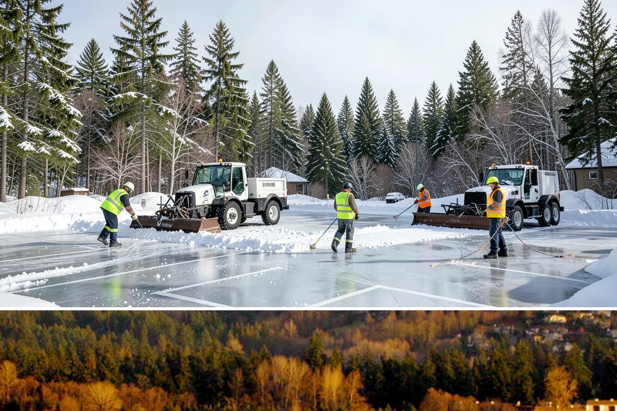 Bank Snow Plowing in Kenmore, King County, WA - Set up service before winter so your lobby, drive-through, and ATM stay open every day.