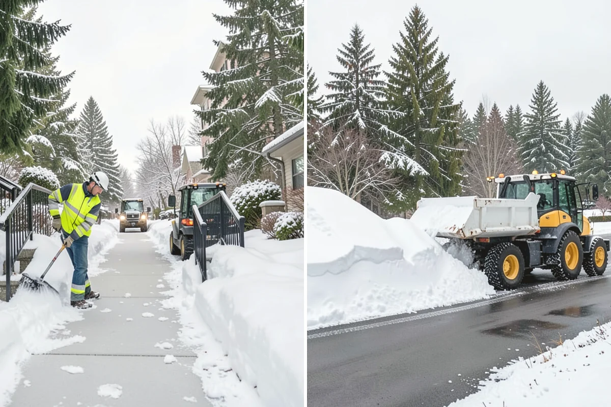 Bank Snow Plowing in La Conner, Skagit County, WA - Confirm banking hours and mark the drive-through and ATM as priorities