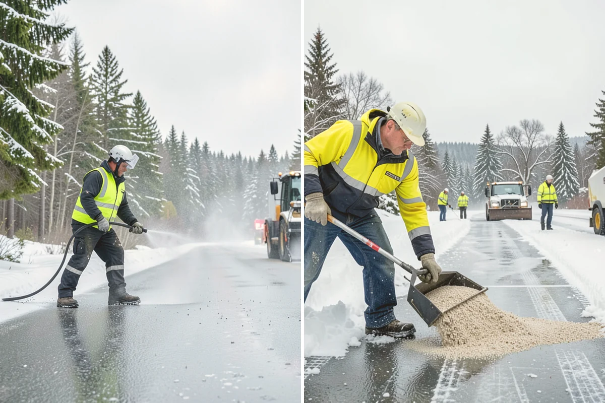 Bank Snow Plowing in Langley, Island County, WA - Confirm banking hours and mark the drive-through and ATM as priorities