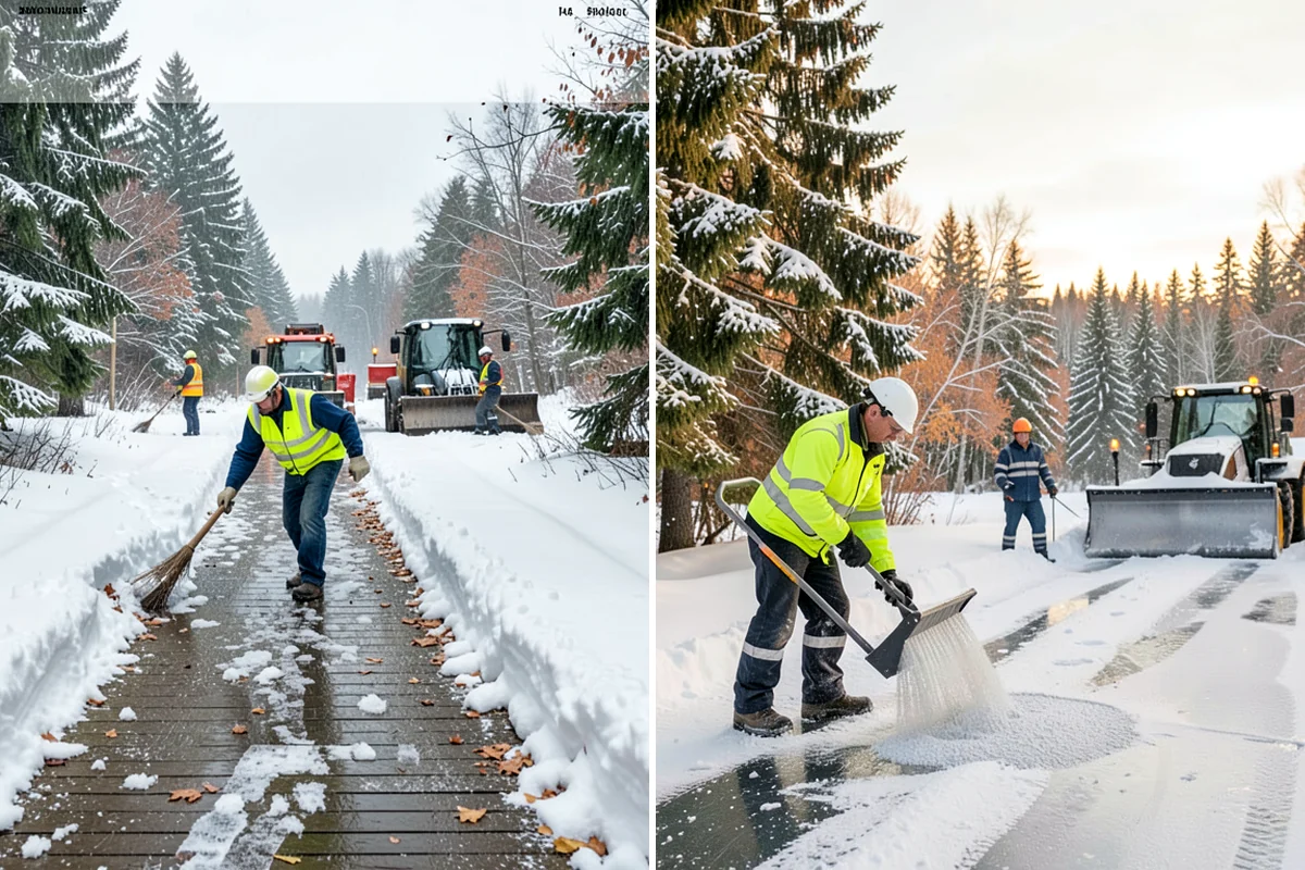 Bank Snow Plowing in Lyman, Skagit County, WA - Confirm banking hours and mark the drive-through and ATM as priorities