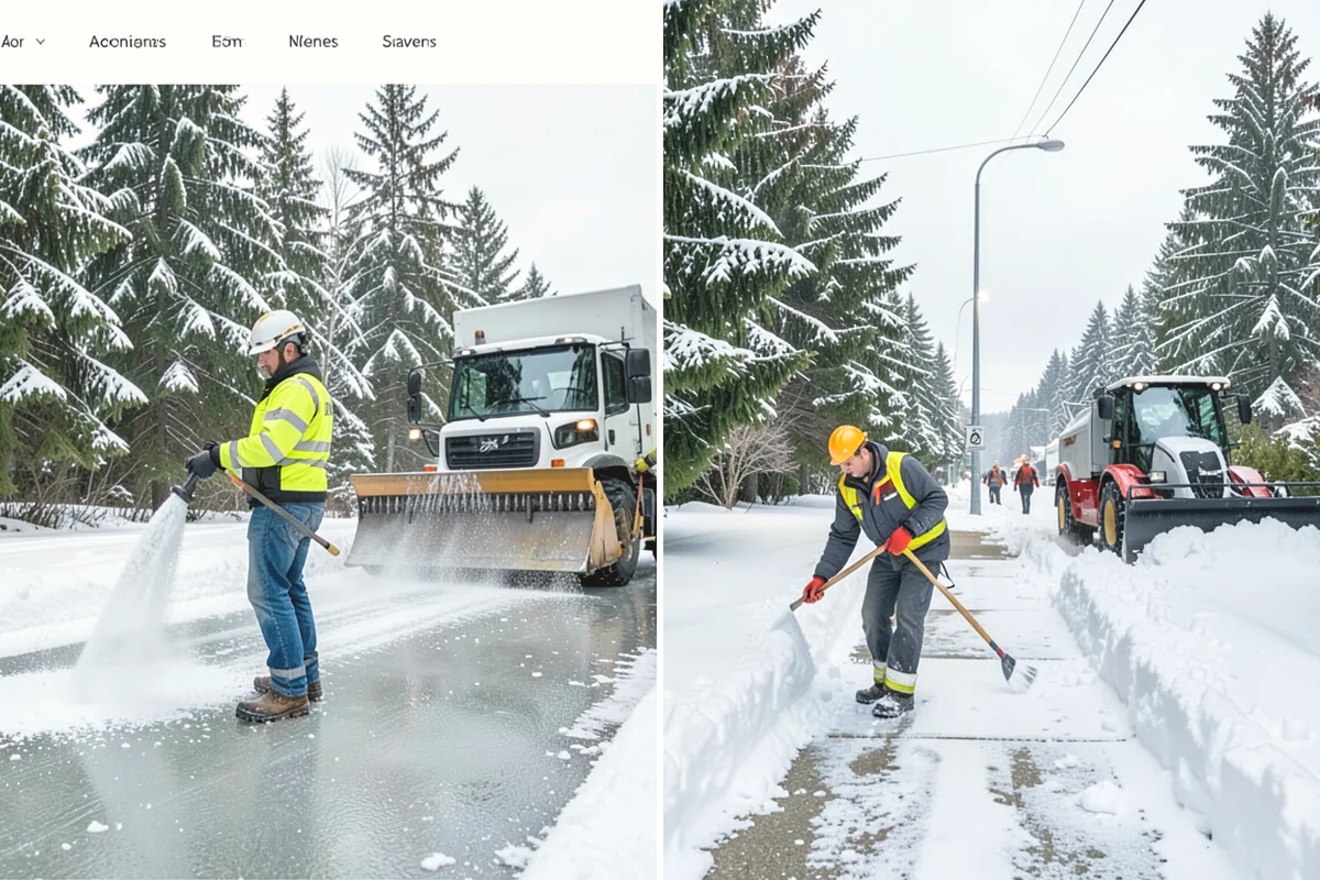 Bank Snow Plowing in Mercer Island, King County, WA - Confirm banking hours and mark the drive-through and ATM as priorities