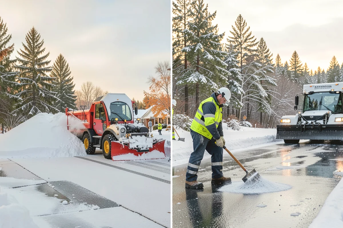 Bank Snow Plowing in Monroe, Snohomish County, WA - Confirm banking hours and mark the drive-through and ATM as priorities
