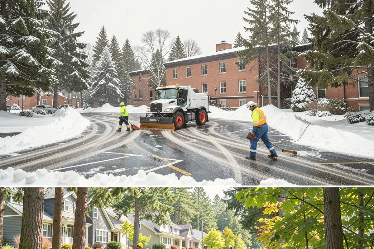 Bank Snow Plowing in Normandy Park, King County, WA - Set up service before winter so your lobby, drive-through, and ATM stay open every day.