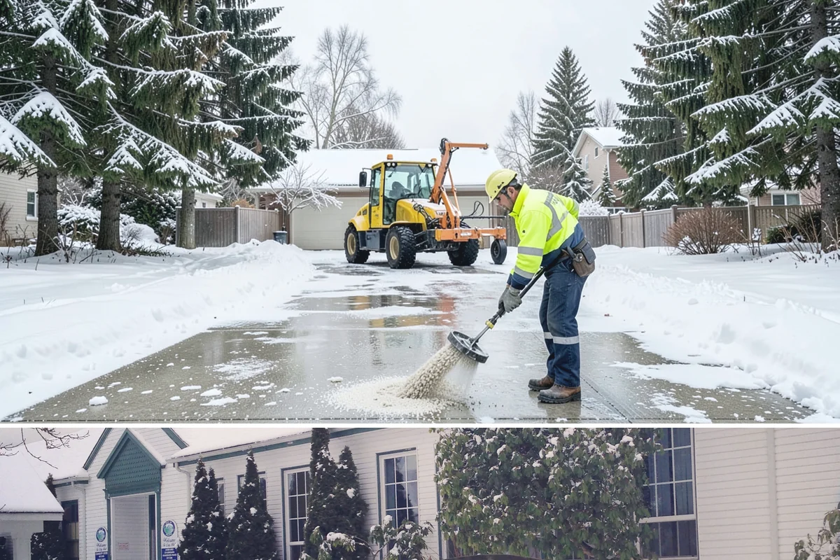 Bank Snow Plowing in Pacific, King County, WA - Set up service before winter so your lobby, drive-through, and ATM stay open every day.