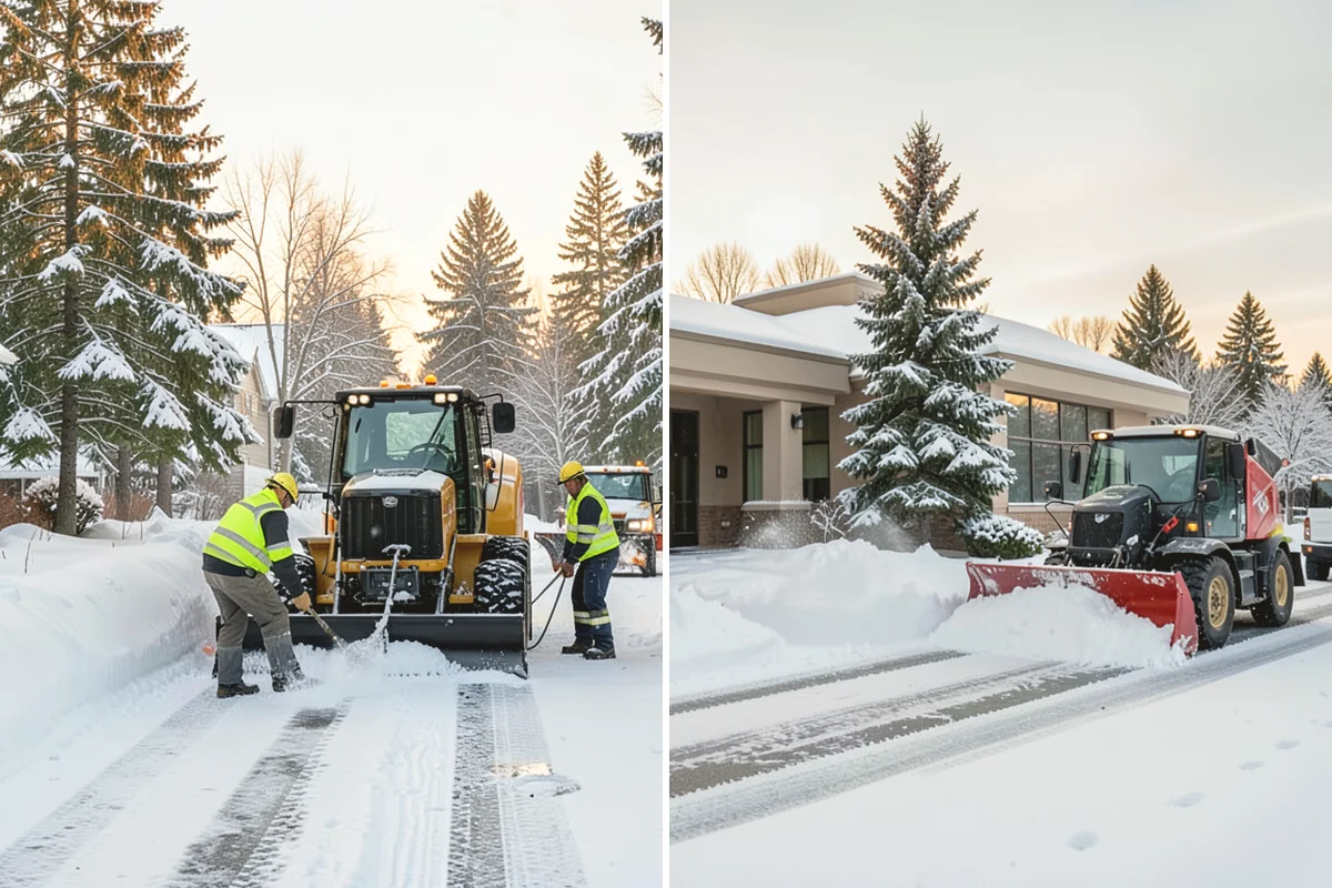 Bank Snow Plowing in Ruston, Pierce County, WA - Confirm banking hours and mark the drive-through and ATM as priorities