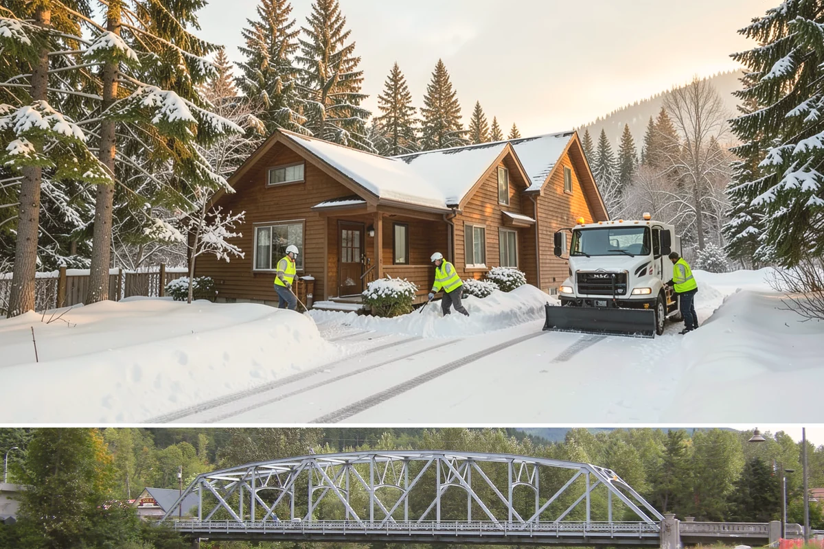 Bank Snow Plowing in Skykomish, King County, WA - Set up service before winter so your lobby, drive-through, and ATM stay open every day.