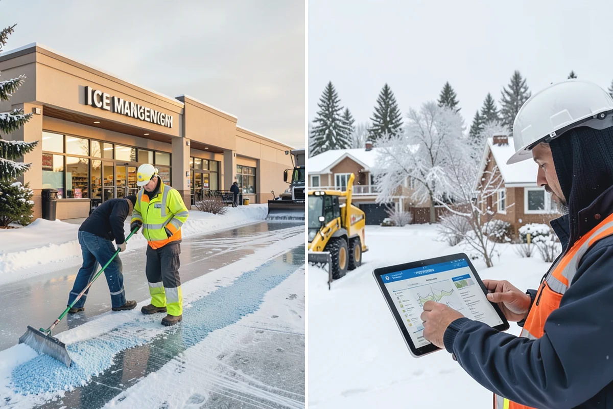 Bank Snow Plowing in Sumner, Pierce County, WA - Confirm banking hours and mark the drive-through and ATM as priorities