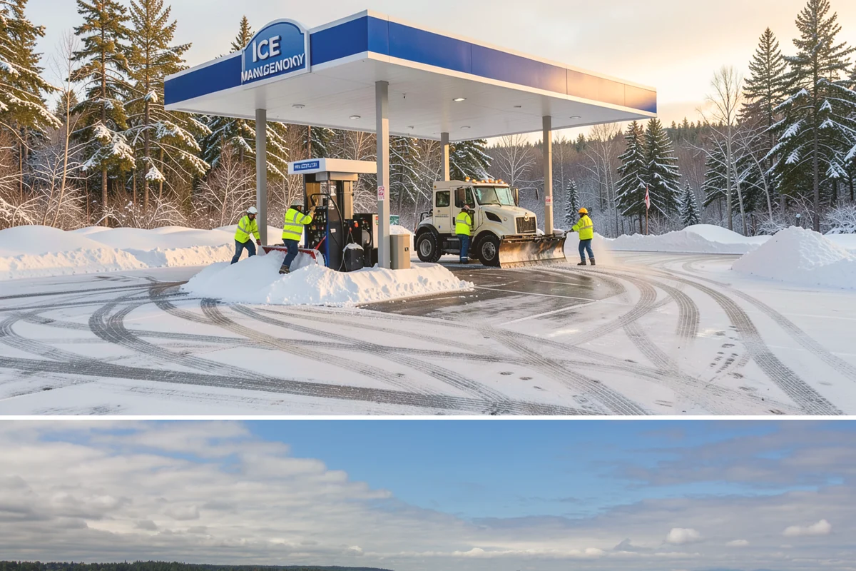 Bank Snow Plowing in University Place, Pierce County, WA - Set up service before winter so your lobby, drive-through, and ATM stay open every day.