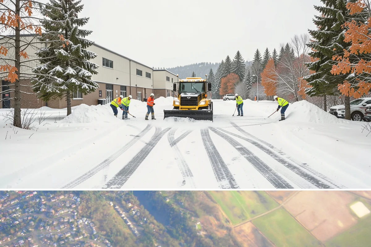 Beet Juice Deicer Application in Algona, King County, WA - Beet juice brine blends are applied ahead of colder freeze events, most often December through January.