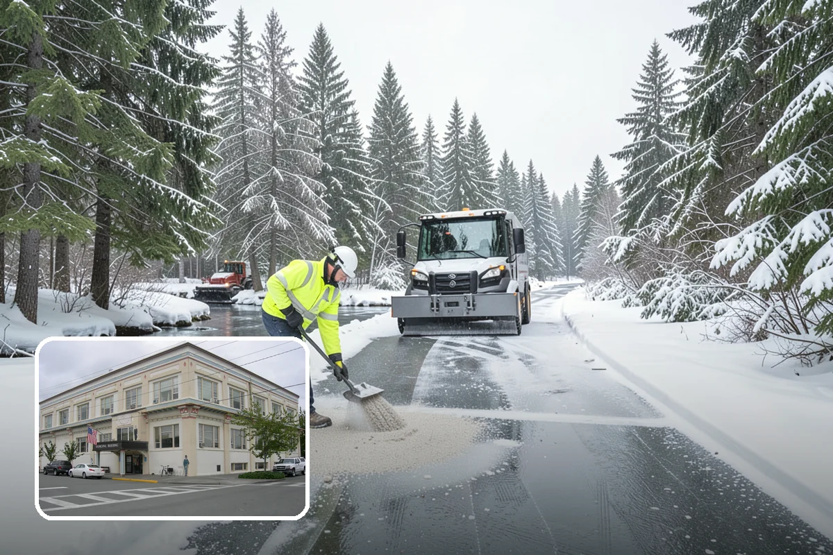 Beet Juice Deicer Application in Anacortes, Skagit County, WA - Extends brine's effective range into colder temperatures