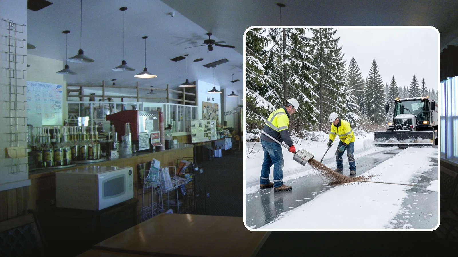 Beet Juice Deicer Application in Black Diamond, King County, WA - Beet juice deicer application blends an agricultural byproduct with brine to melt ice at colder temperatures using less salt.
