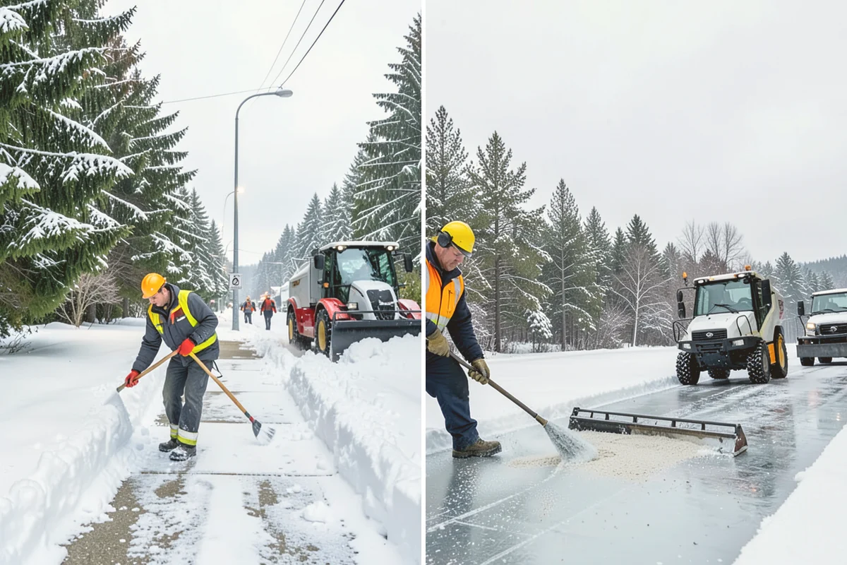 Beet Juice Deicer Application in Bothell, King County, WA - Blend beet juice additive into salt brine at the target ratio