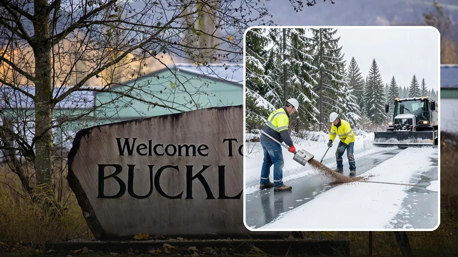 Beet Juice Deicer Application in Buckley, Pierce County, WA - Beet juice deicer application blends an agricultural byproduct with brine to melt ice at colder temperatures using less salt.