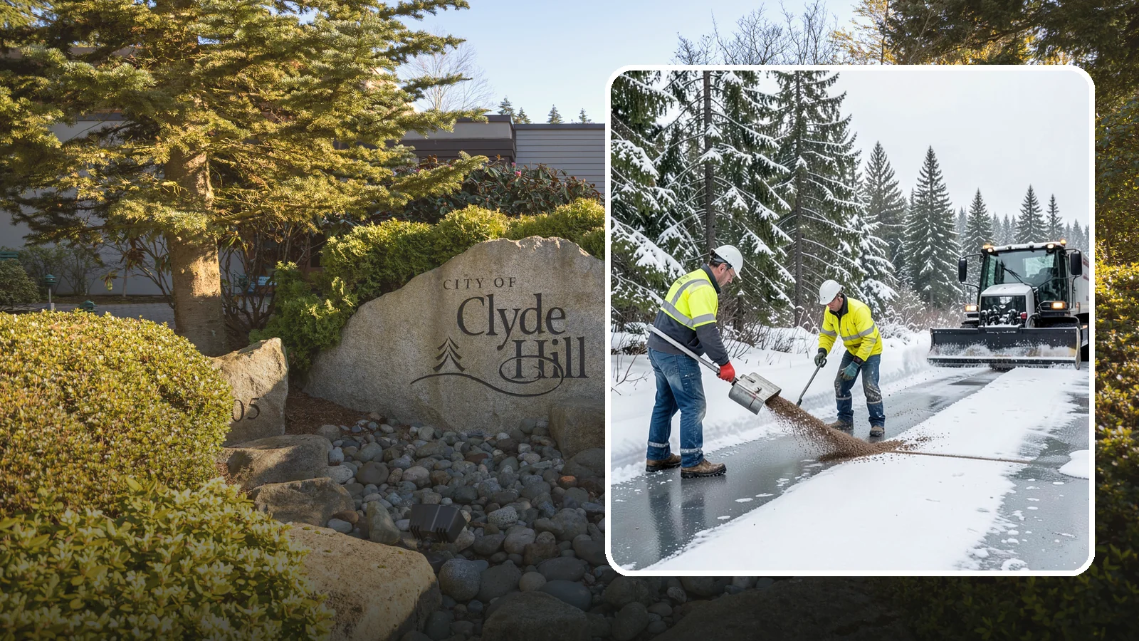 Beet Juice Deicer Application in Clyde Hill, King County, WA - Beet juice deicer application blends an agricultural byproduct with brine to melt ice at colder temperatures using less salt.