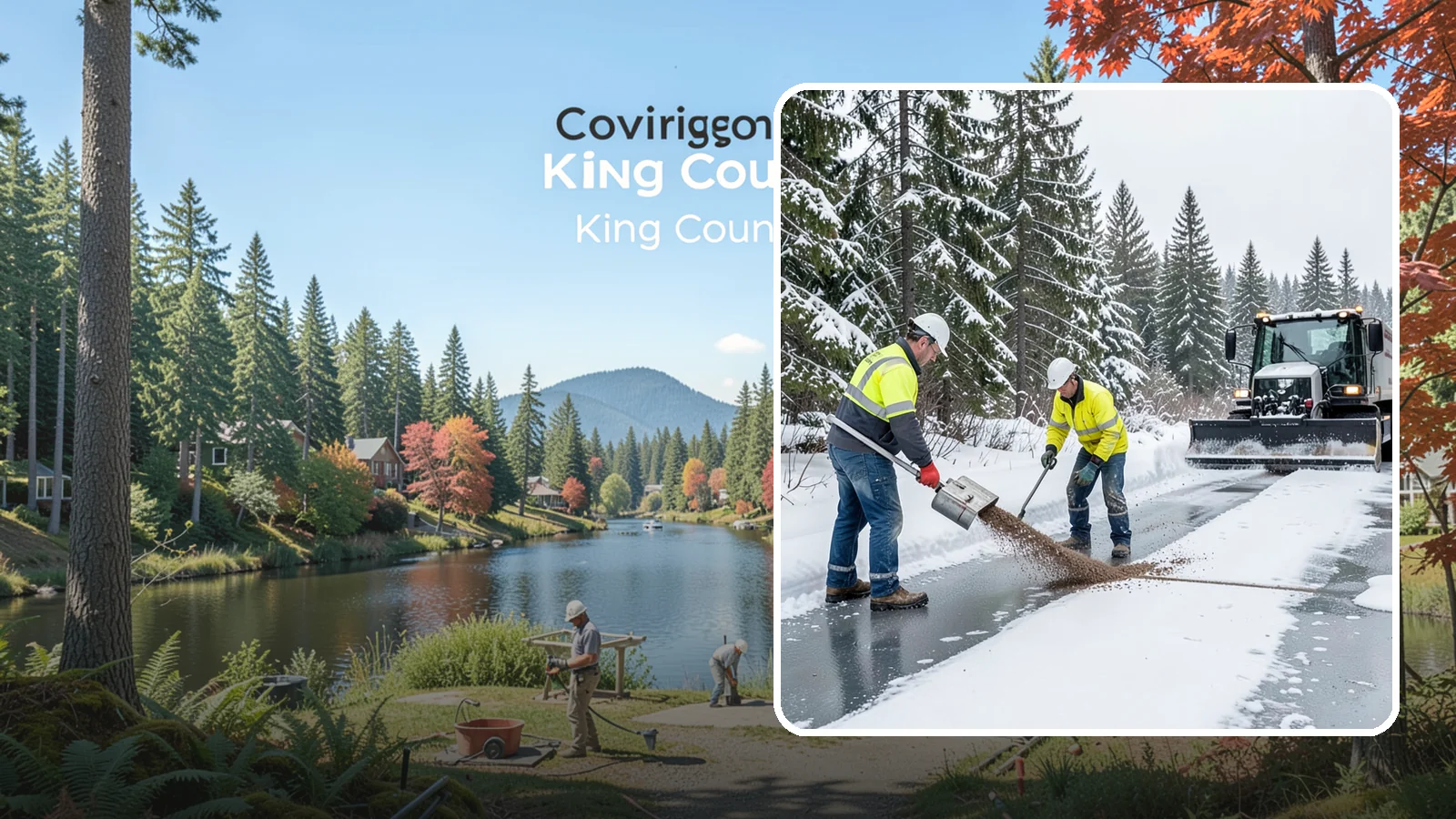Beet Juice Deicer Application in Covington, King County, WA - Beet juice deicer application blends an agricultural byproduct with brine to melt ice at colder temperatures using less salt.