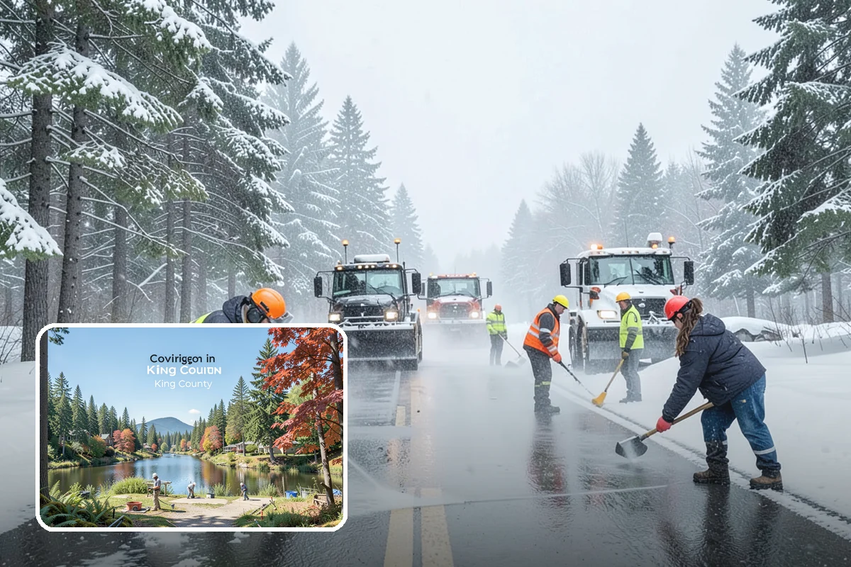 Beet Juice Deicer Application in Covington, King County, WA - Extends brine's effective range into colder temperatures