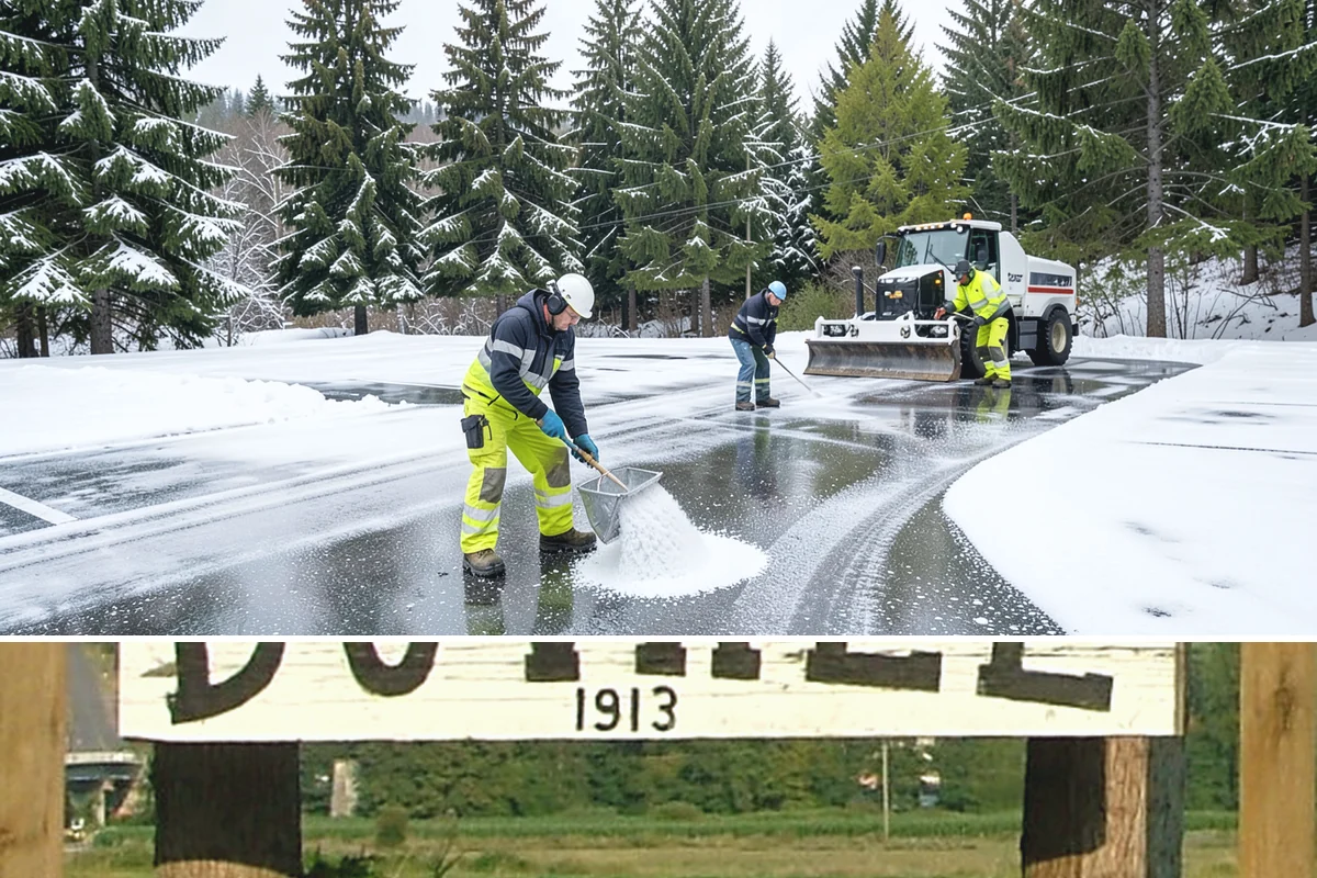 Beet Juice Deicer Application in Duvall, King County, WA - Beet juice brine blends are applied ahead of colder freeze events, most often December through January.