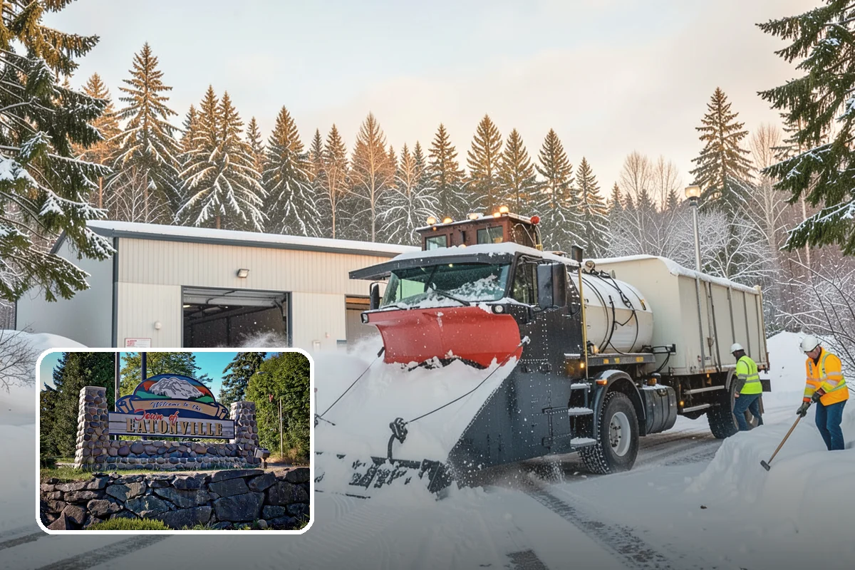 Beet Juice Deicer Application in Eatonville, Pierce County, WA - Extends brine's effective range into colder temperatures