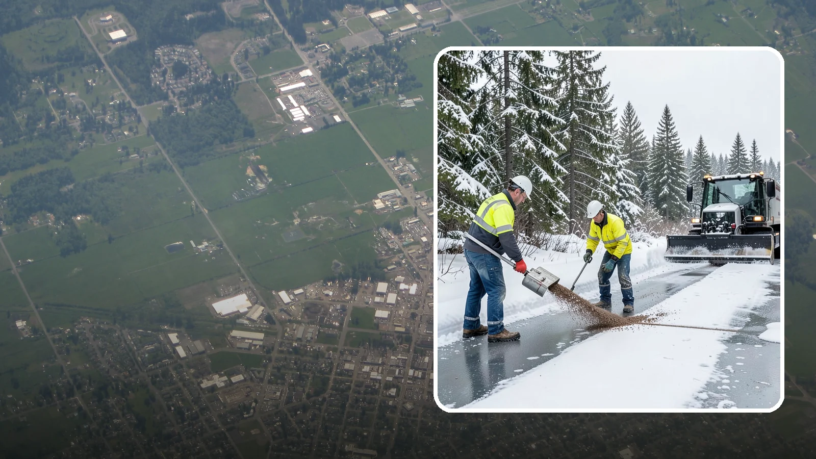 Beet Juice Deicer Application in Enumclaw, King County, WA - Beet juice deicer application blends an agricultural byproduct with brine to melt ice at colder temperatures using less salt.