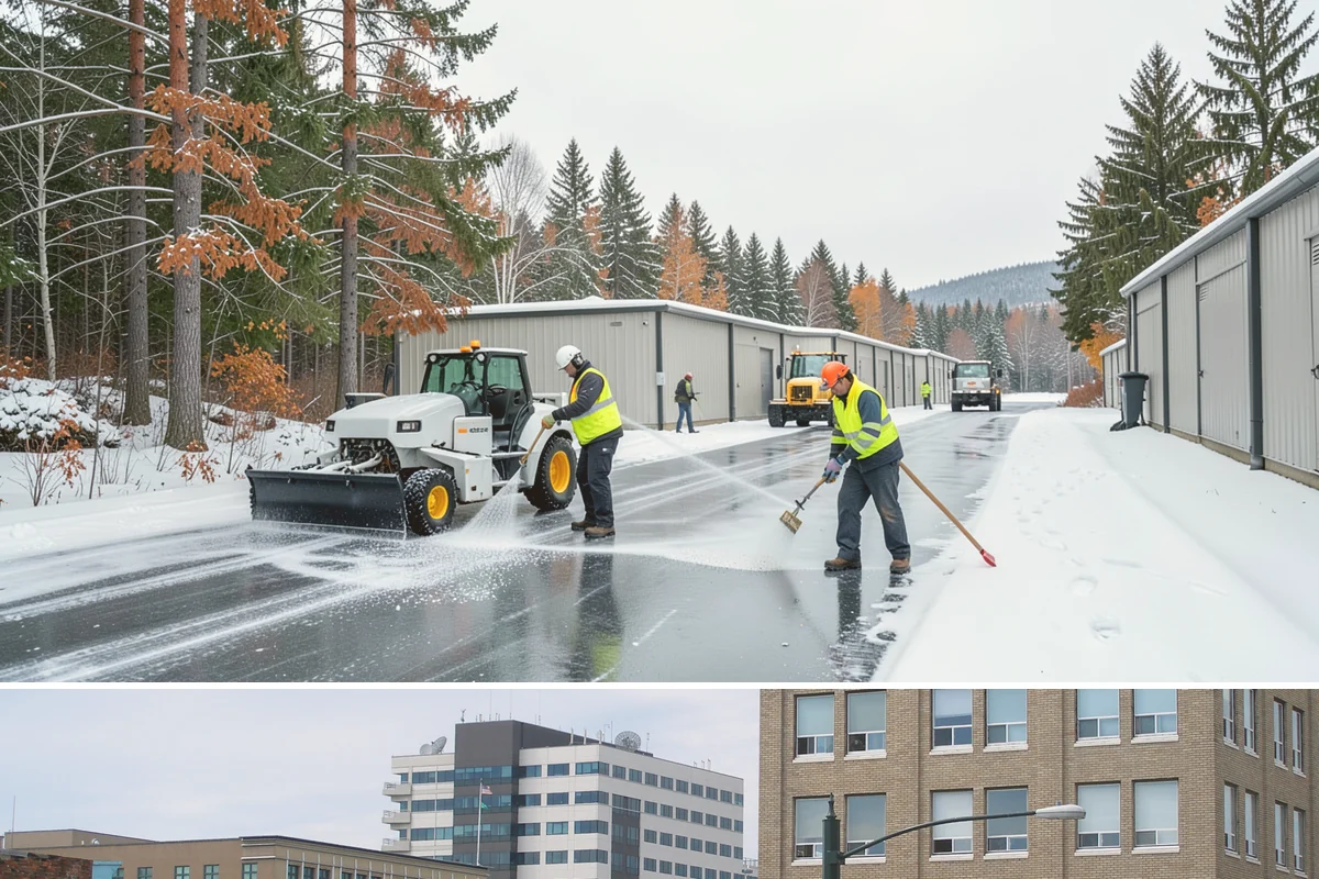 Beet Juice Deicer Application in Everett, Snohomish County, WA - Beet juice brine blends are applied ahead of colder freeze events, most often December through January.