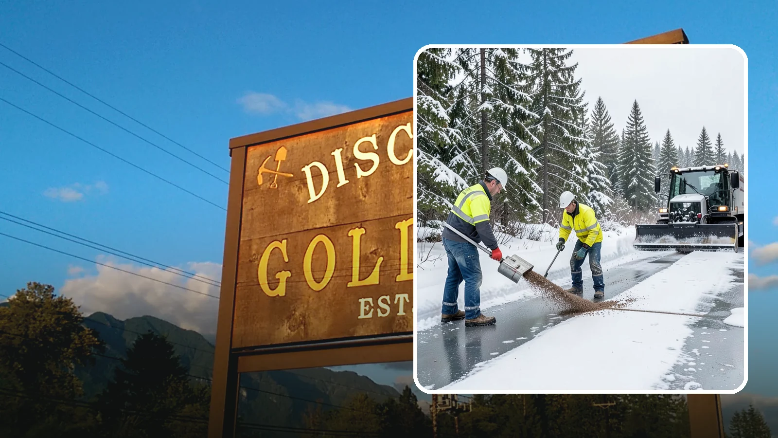 Beet Juice Deicer Application in Gold Bar, Snohomish County, WA - Beet juice deicer application blends an agricultural byproduct with brine to melt ice at colder temperatures using less salt.