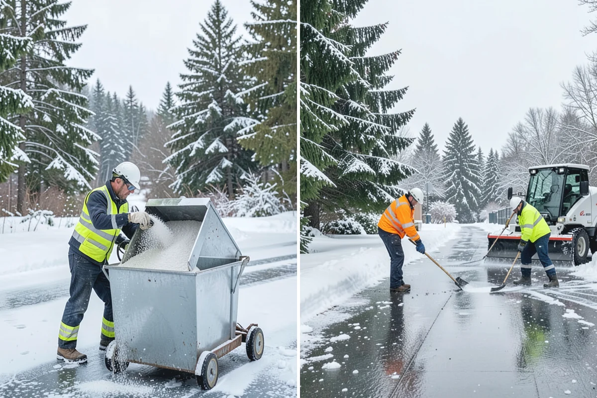 Beet Juice Deicer Application in Hamilton, Skagit County, WA - Blend beet juice additive into salt brine at the target ratio