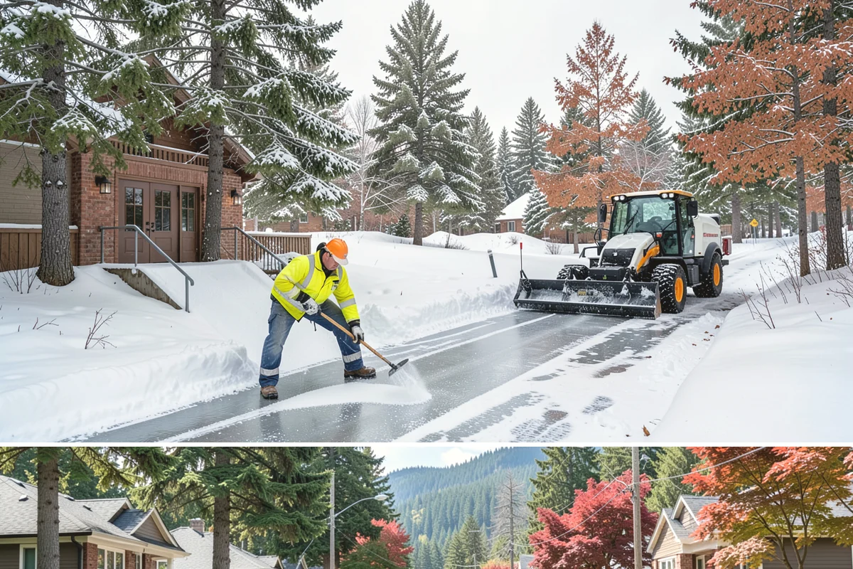 Beet Juice Deicer Application in Hunts Point, King County, WA - Beet juice brine blends are applied ahead of colder freeze events, most often December through January.