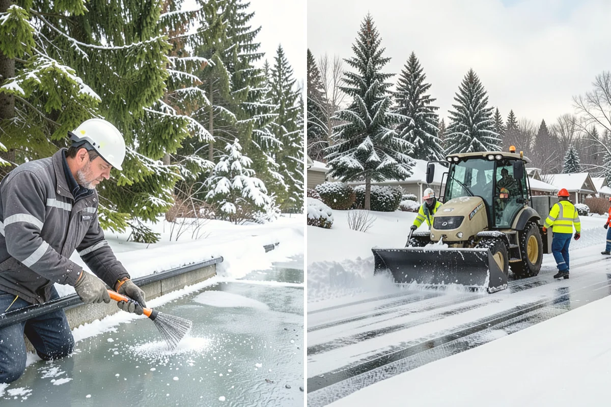 Beet Juice Deicer Application in La Conner, Skagit County, WA - Blend beet juice additive into salt brine at the target ratio