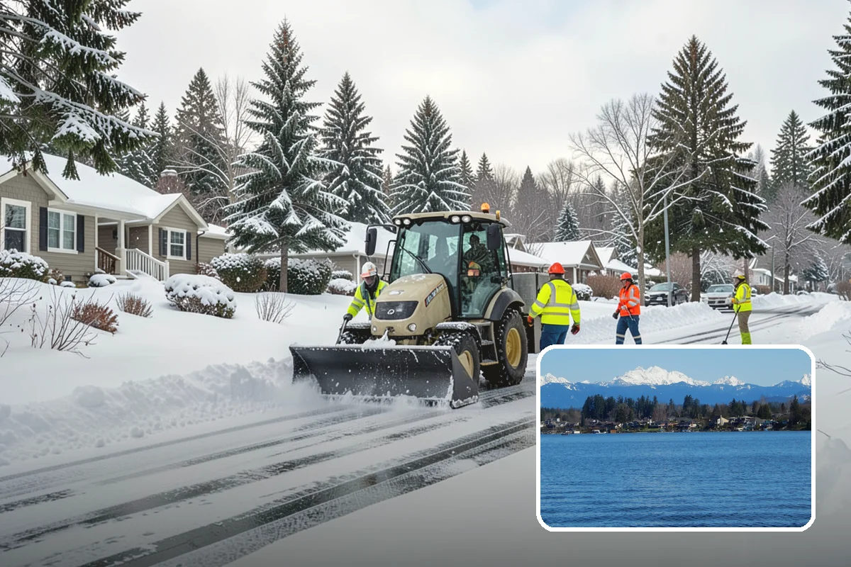 Beet Juice Deicer Application in Lake Stevens, Snohomish County, WA - Extends brine's effective range into colder temperatures