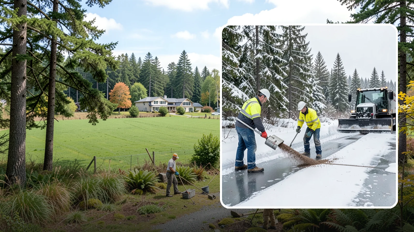 Beet Juice Deicer Application in Lyman, Skagit County, WA - Beet juice deicer application blends an agricultural byproduct with brine to melt ice at colder temperatures using less salt.