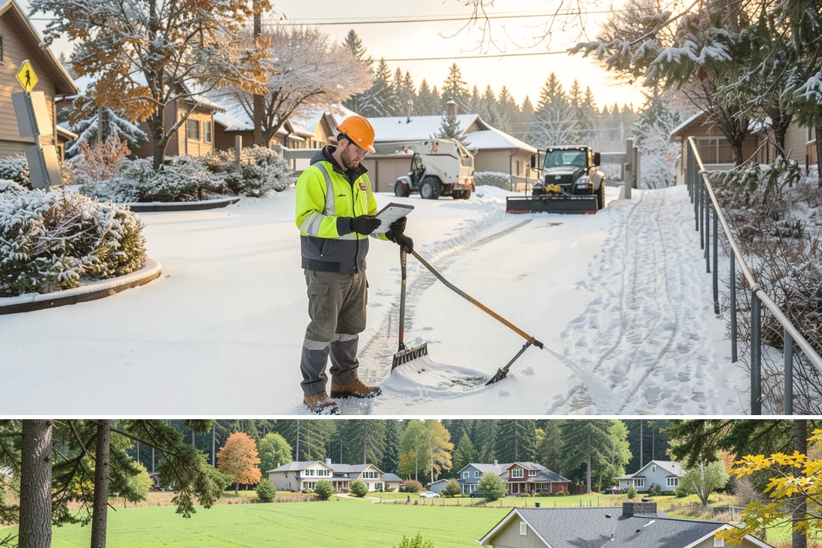Beet Juice Deicer Application in Lyman, Skagit County, WA - Beet juice brine blends are applied ahead of colder freeze events, most often December through January.