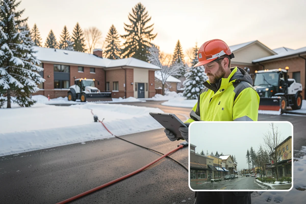 Beet Juice Deicer Application in Mill Creek, Snohomish County, WA - Extends brine's effective range into colder temperatures