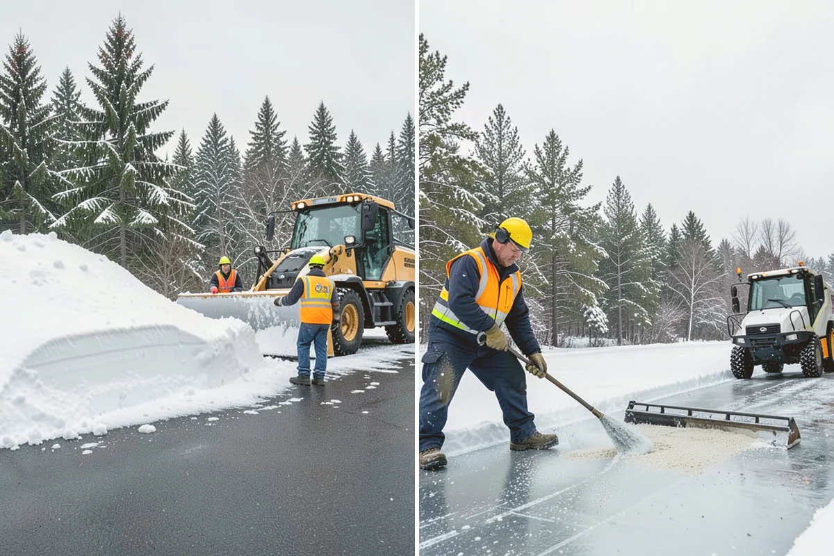 Beet Juice Deicer Application in Milton, King County, WA - Blend beet juice additive into salt brine at the target ratio