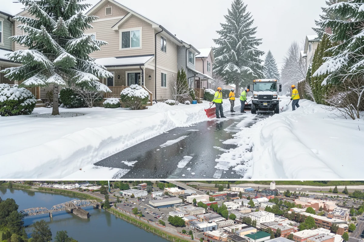 Beet Juice Deicer Application in Mount Vernon, Skagit County, WA - Beet juice brine blends are applied ahead of colder freeze events, most often December through January.