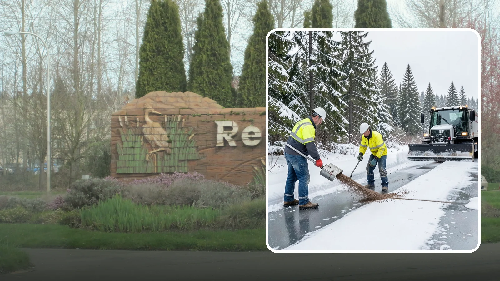 Beet Juice Deicer Application in Renton, King County, WA - Beet juice deicer application blends an agricultural byproduct with brine to melt ice at colder temperatures using less salt.