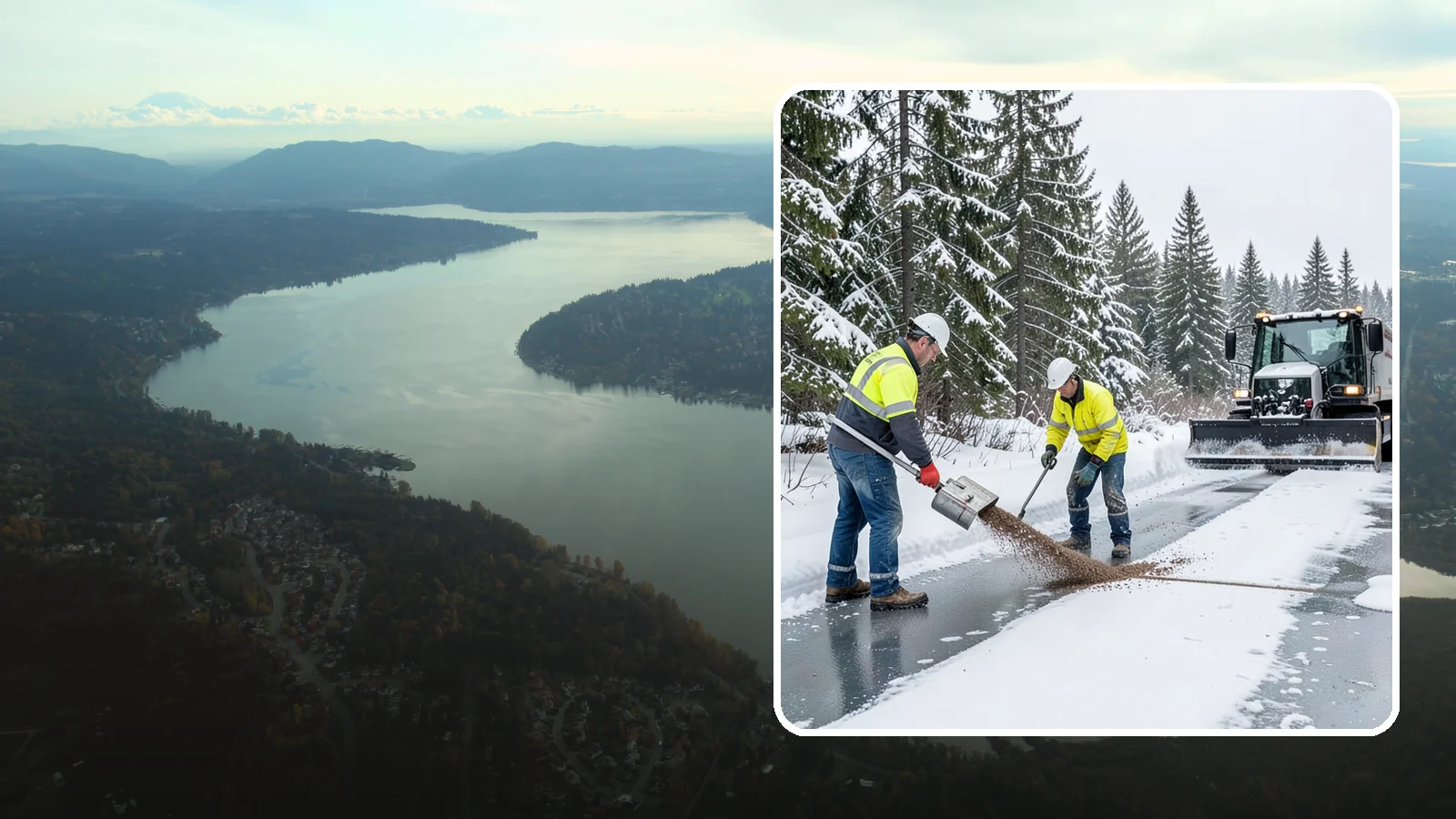 Beet Juice Deicer Application in Sammamish, King County, WA - Beet juice deicer application blends an agricultural byproduct with brine to melt ice at colder temperatures using less salt.