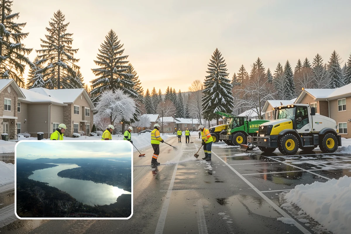 Beet Juice Deicer Application in Sammamish, King County, WA - Extends brine's effective range into colder temperatures