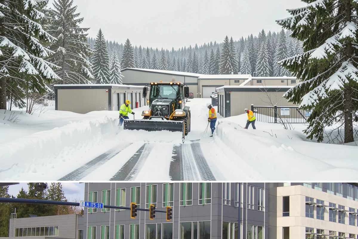 Beet Juice Deicer Application in Shoreline, King County, WA - Beet juice brine blends are applied ahead of colder freeze events, most often December through January.