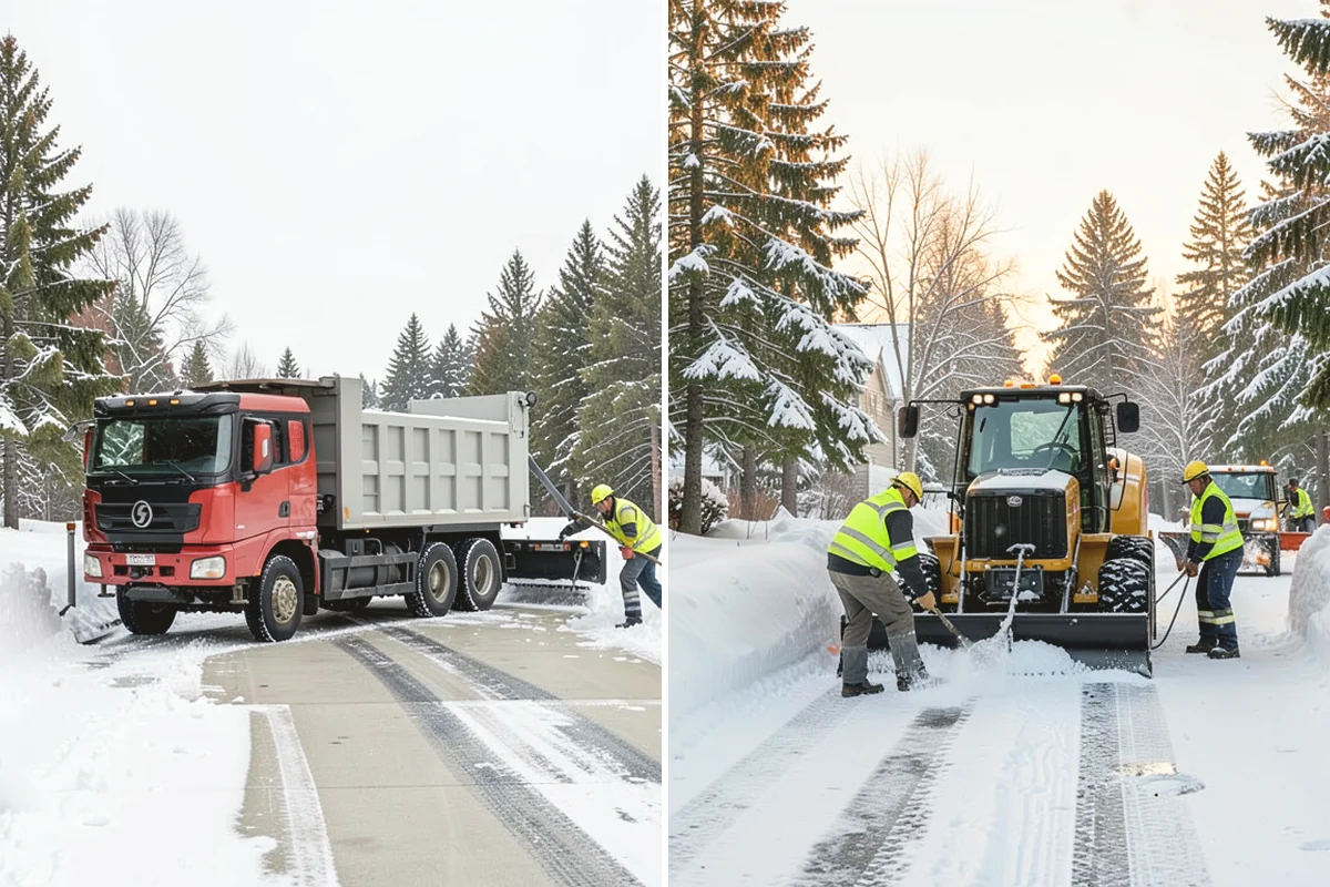 Beet Juice Deicer Application in Steilacoom, Pierce County, WA - Blend beet juice additive into salt brine at the target ratio