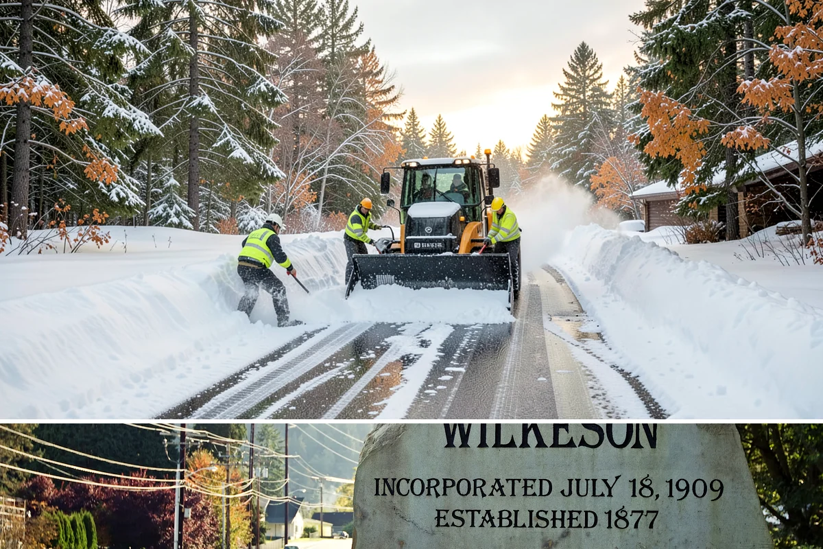 Beet Juice Deicer Application in Wilkeson, Pierce County, WA - Beet juice brine blends are applied ahead of colder freeze events, most often December through January.