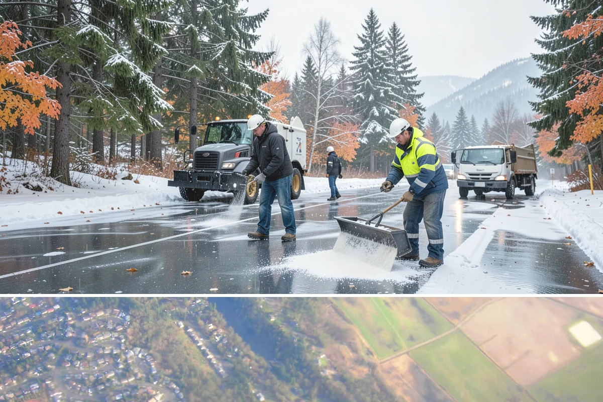 Big Box Store Snow Removal in Algona, King County, WA - Western Washington big box lots see most events between late November and February, usually from short lowland snaps rather than...