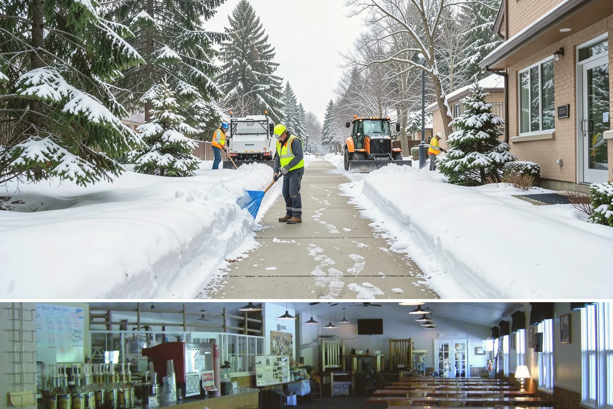 Big Box Store Snow Removal in Black Diamond, King County, WA - Western Washington big box lots see most events between late November and February, usually from short lowland snaps rather than...