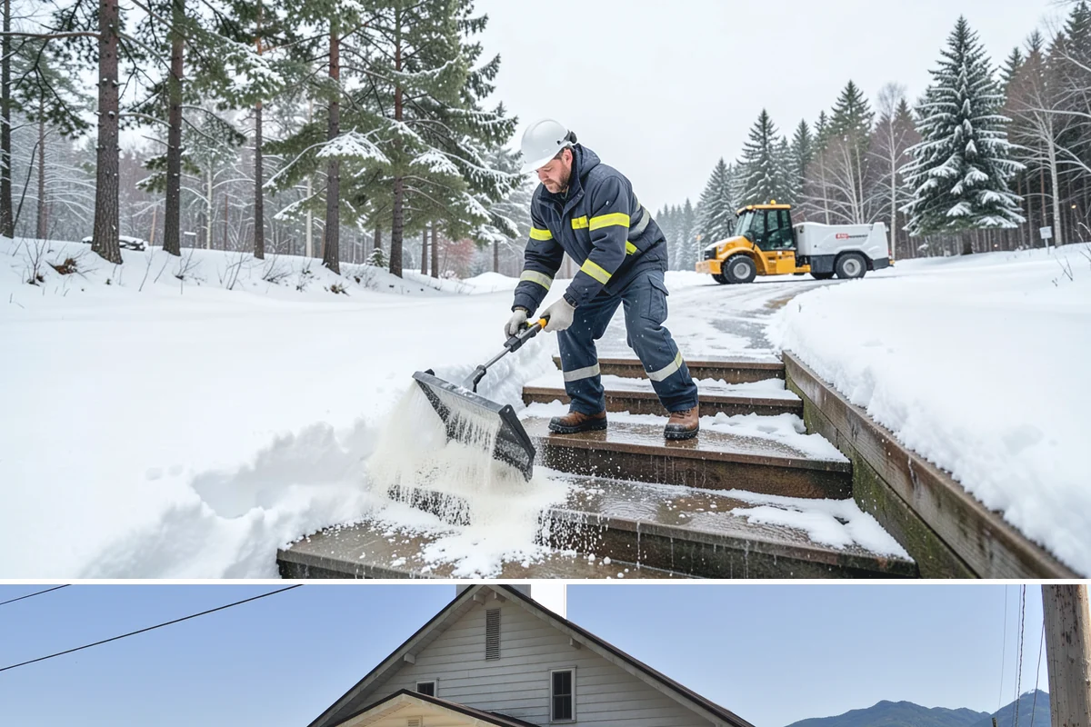 Big Box Store Snow Removal in Concrete, Skagit County, WA - Western Washington big box lots see most events between late November and February, usually from short lowland snaps rather than...