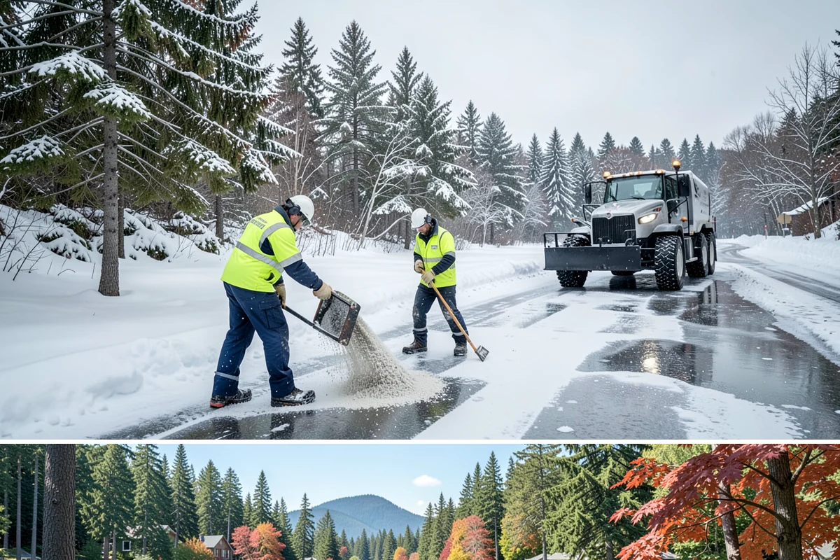 Big Box Store Snow Removal in Covington, King County, WA - Western Washington big box lots see most events between late November and February, usually from short lowland snaps rather than...