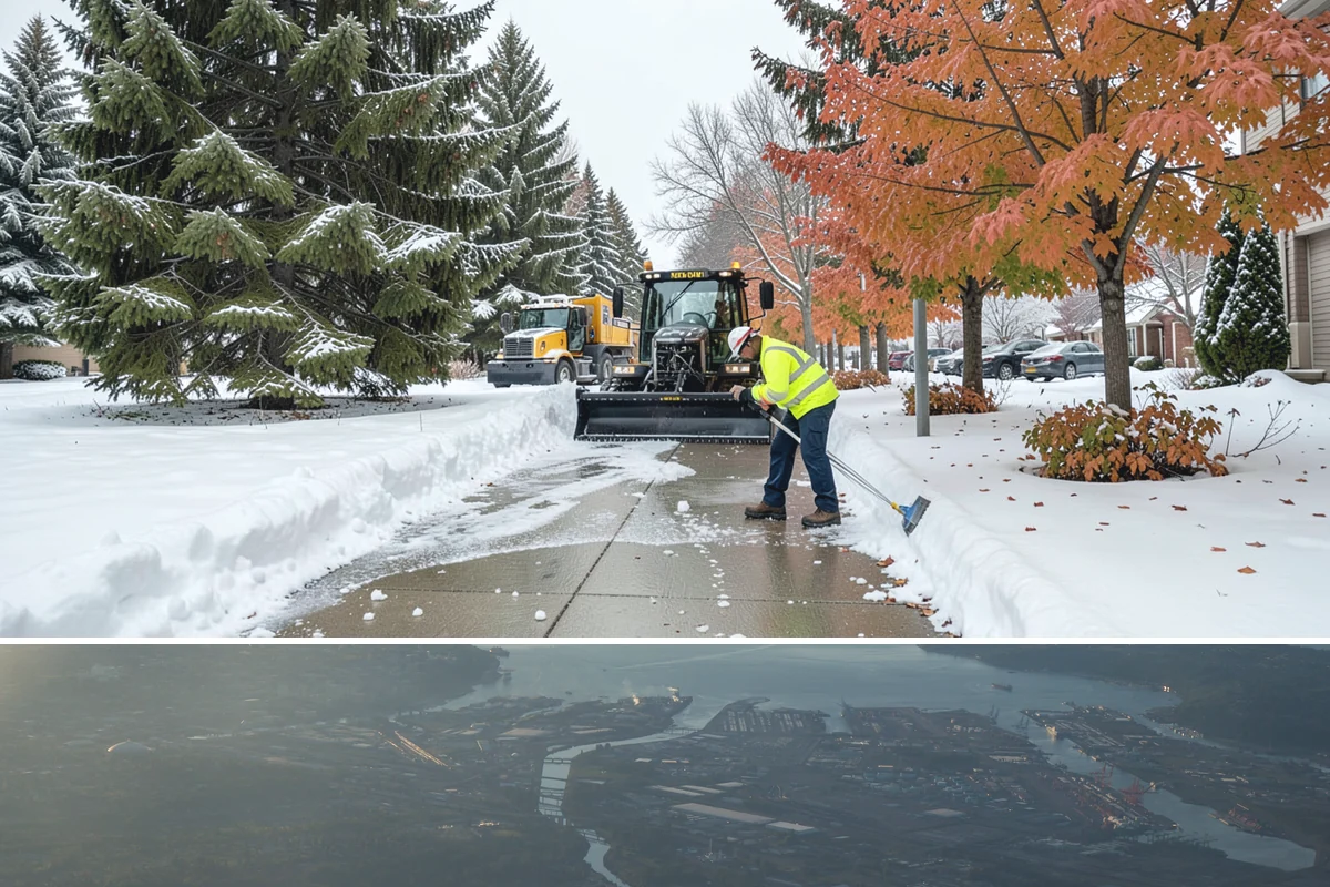 Big Box Store Snow Removal in Fife, Pierce County, WA - Western Washington big box lots see most events between late November and February, usually from short lowland snaps rather than...