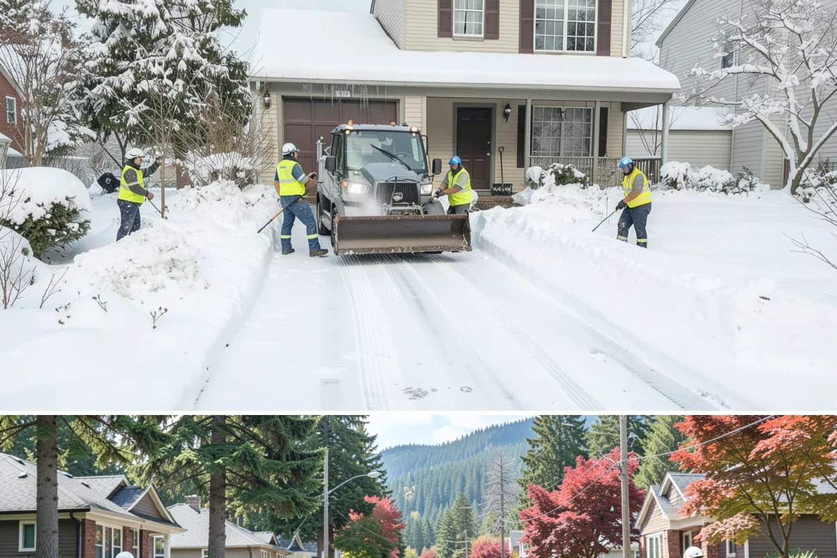 Big Box Store Snow Removal in Hunts Point, King County, WA - Western Washington big box lots see most events between late November and February, usually from short lowland snaps rather than...