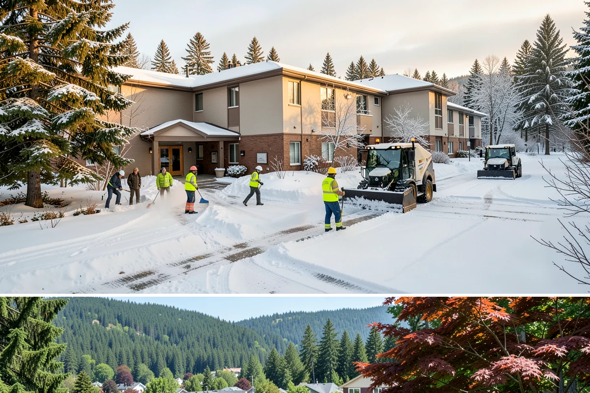 Big Box Store Snow Removal in Index, Snohomish County, WA - Western Washington big box lots see most events between late November and February, usually from short lowland snaps rather than...